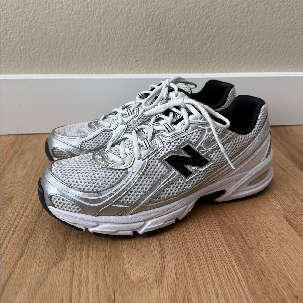 New Balance 740 Sneakers Retro White Silver Black Men’s 11 - Picture 3 of 7